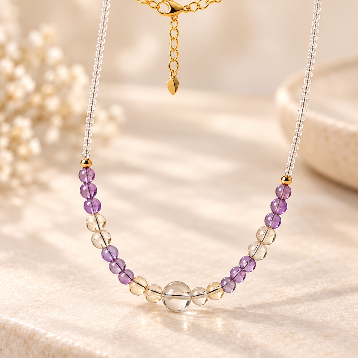 Aurora Lilac Honey Necklace product detail