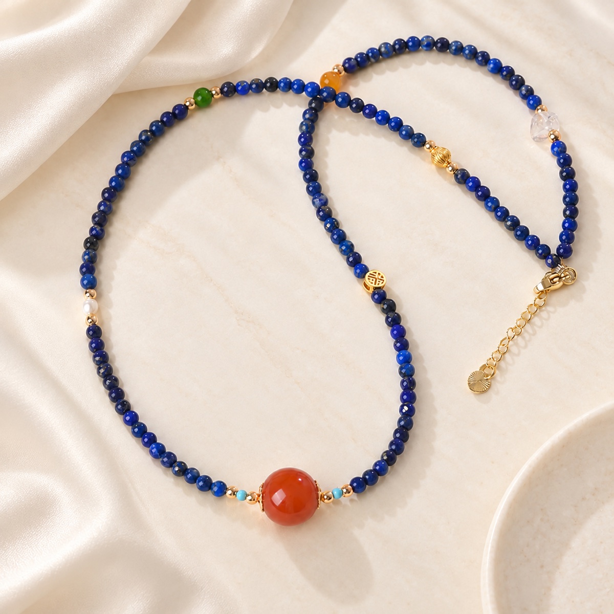 Aurora Midnight Coral Necklace product detail