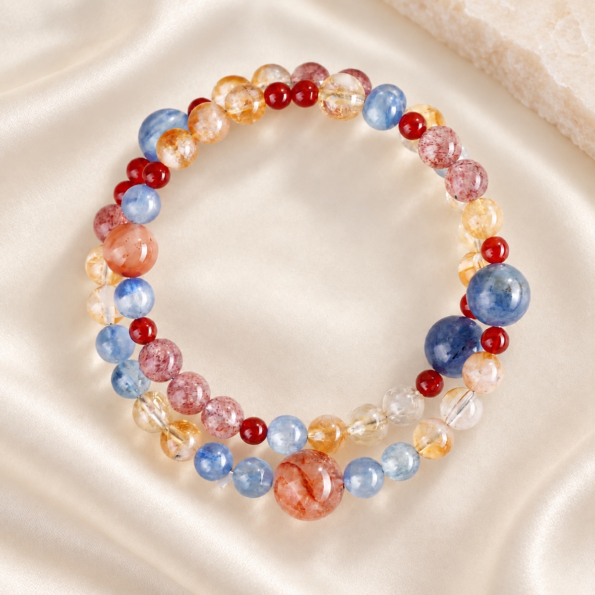 Chromara Multicolor Double-Strand Bracelet product detail