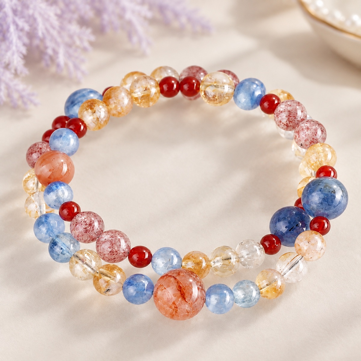 Chromara Multicolor Double-Strand Bracelet product detail